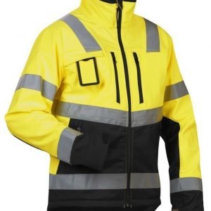 Blåkläder Highvis Softshelltakki Keltainen/Musta