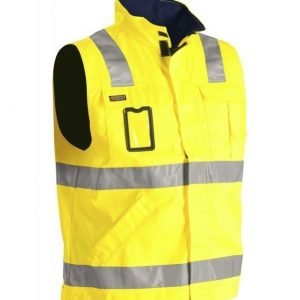 Blåkläder Highvis liivi Keltainen/Mariininsininen