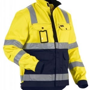 Blåkläder Highvis takki Keltainen/Mariininsininen