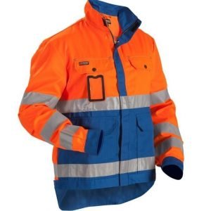 Blåkläder Highvis takki Oranssi/Keskisininen