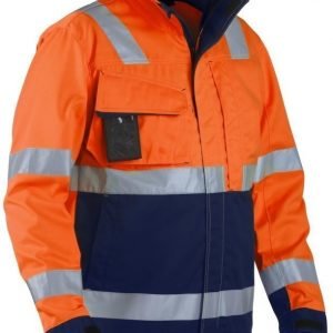 Blåkläder Highvis takki Oranssi/Mariininsininen