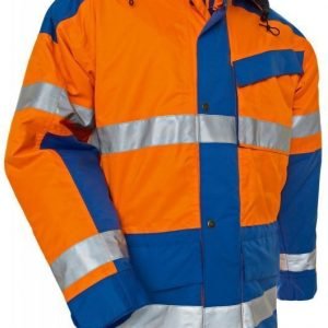 Blåkläder Highvis talviparkas Oranssi/Keskisininen