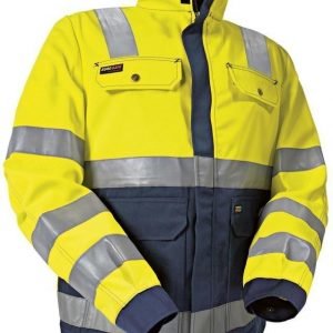 Blåkläder Naisten Highvis takki Keltainen/Mariininsininen