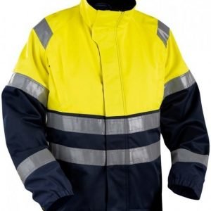 Blåkläder Takki Highvis keltainen/mariininsininen