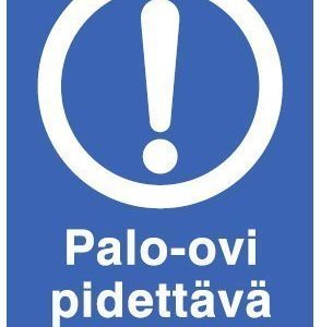 Palo-ovi pidettävä suljettuna 200x300 mm