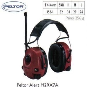 Peltor Alert M2RX7A kuulosuojain