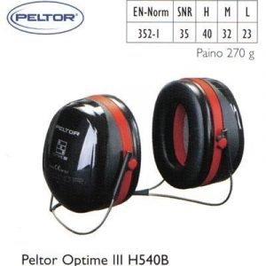 Peltor Optime III H540B kuulosuojain