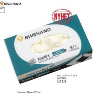 Swehand Nimex White nitriilikäsineet