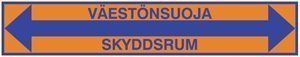 Väestönsuojaopaste 500x100 mm