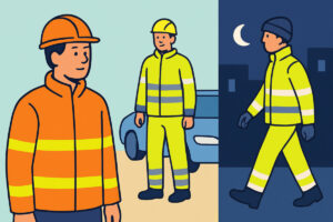 Hi-vis-vaatteet eri valo-olosuhteisiin – luokat 1–3