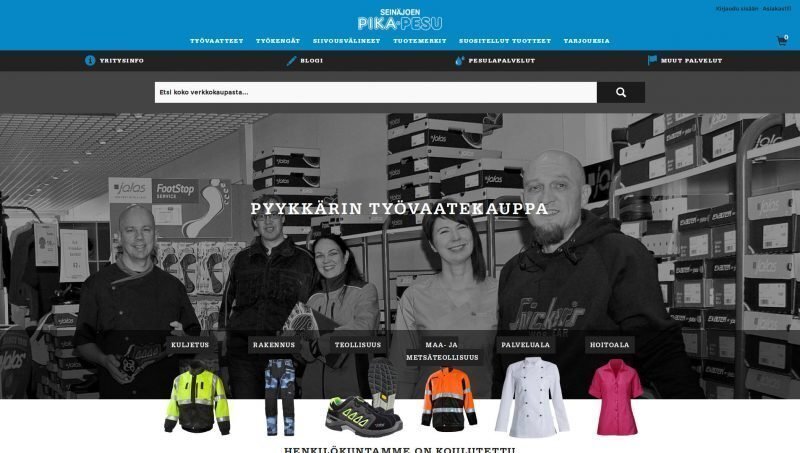 Pyykkärin työvaatekauppa